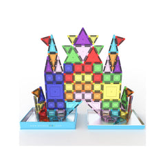 Plymagic 65-Piece Nano Magnetic Building Blocks Travel Set