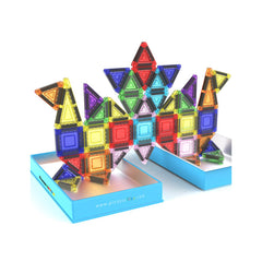 Plymagic 40-Piece Nano Magnetic Building Blocks Travel Set