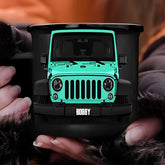 Personalized JEEP Steel Mug 12oz 3D Printed