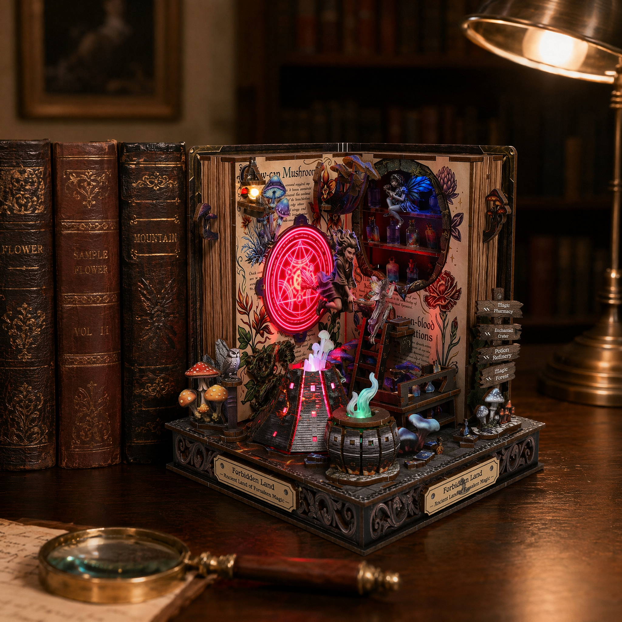 Plymagic DIY Book Nook -  Forbidden Land