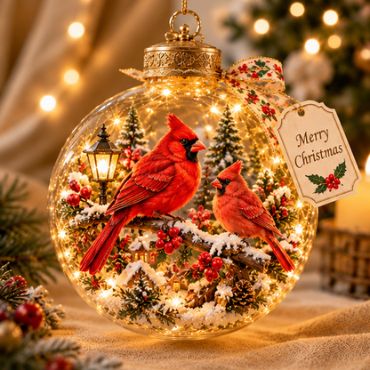 🎅 2026 Christmas Gift 50% Off - 3D Christmas Animal Globe Ornaments