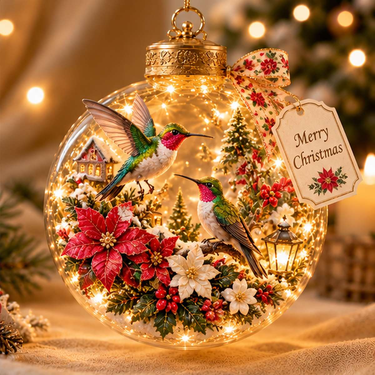 🎅 2026 Christmas Gift 50% Off - 3D Christmas Animal Globe Ornaments