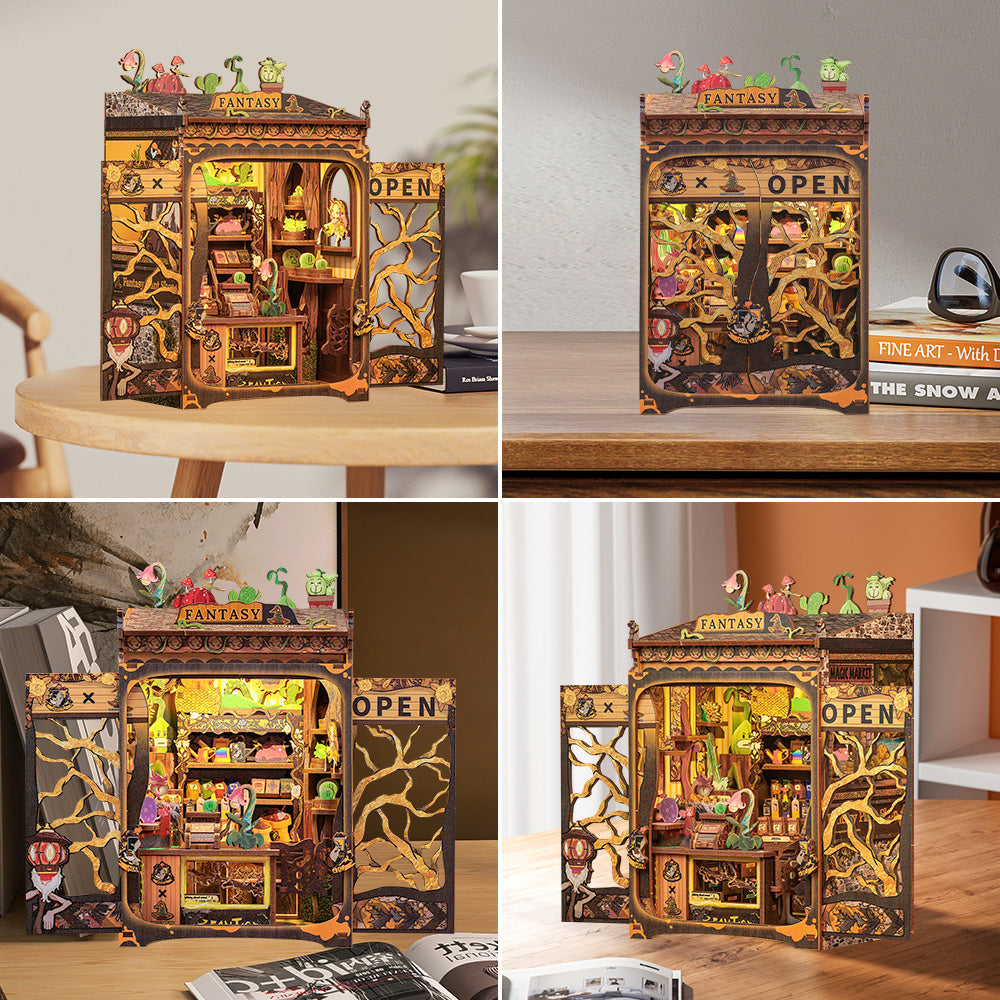 Plymagic DIY Book Nook - Fantacy Plant Shop