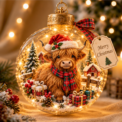 🎅 2026 Christmas Gift 50% Off - 3D Christmas Animal Globe Ornaments