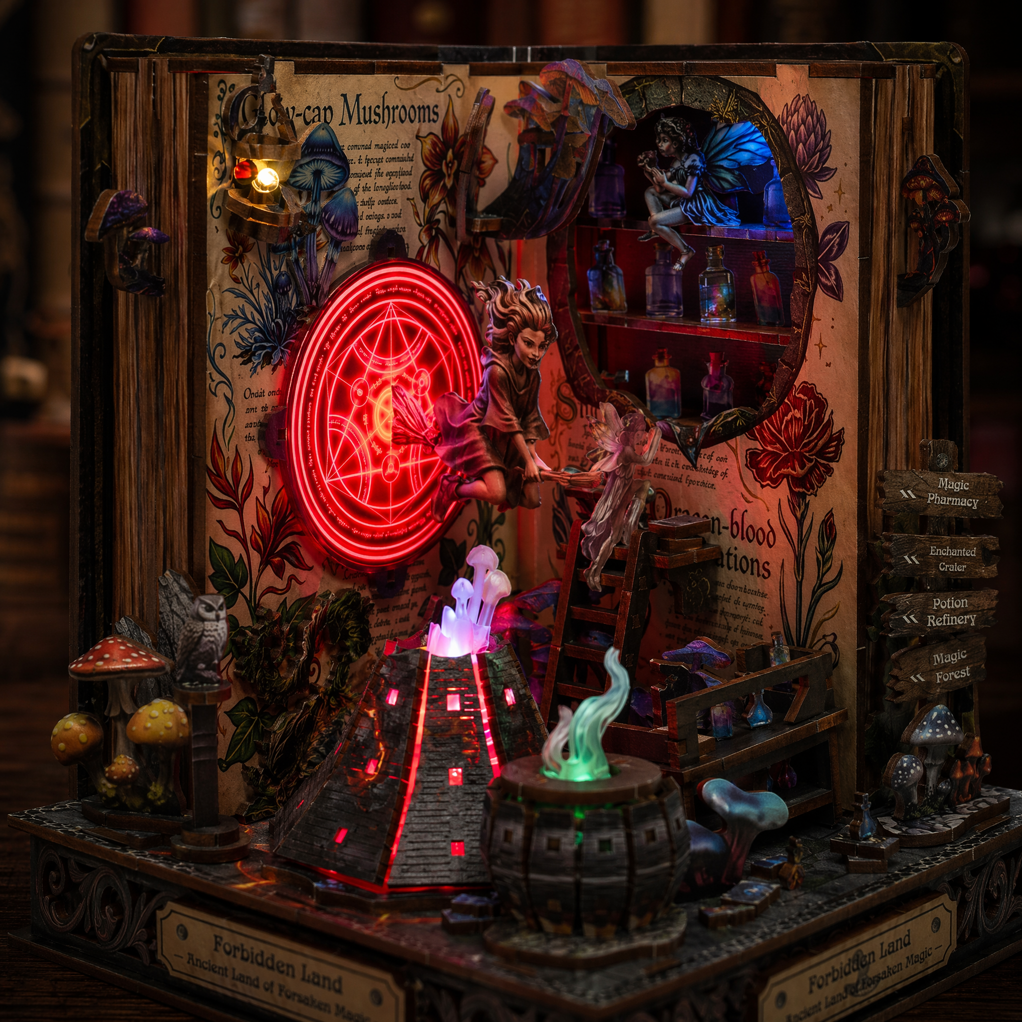 Plymagic DIY Book Nook -  Forbidden Land