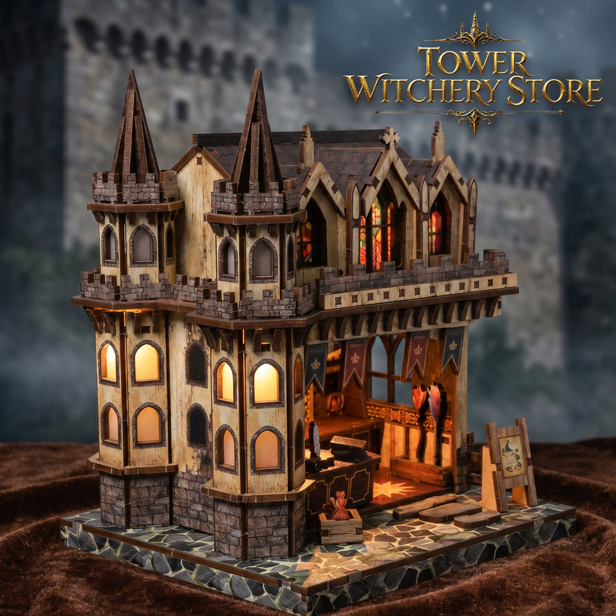 Plymagic DIY Mini House - Tower Witchery Store