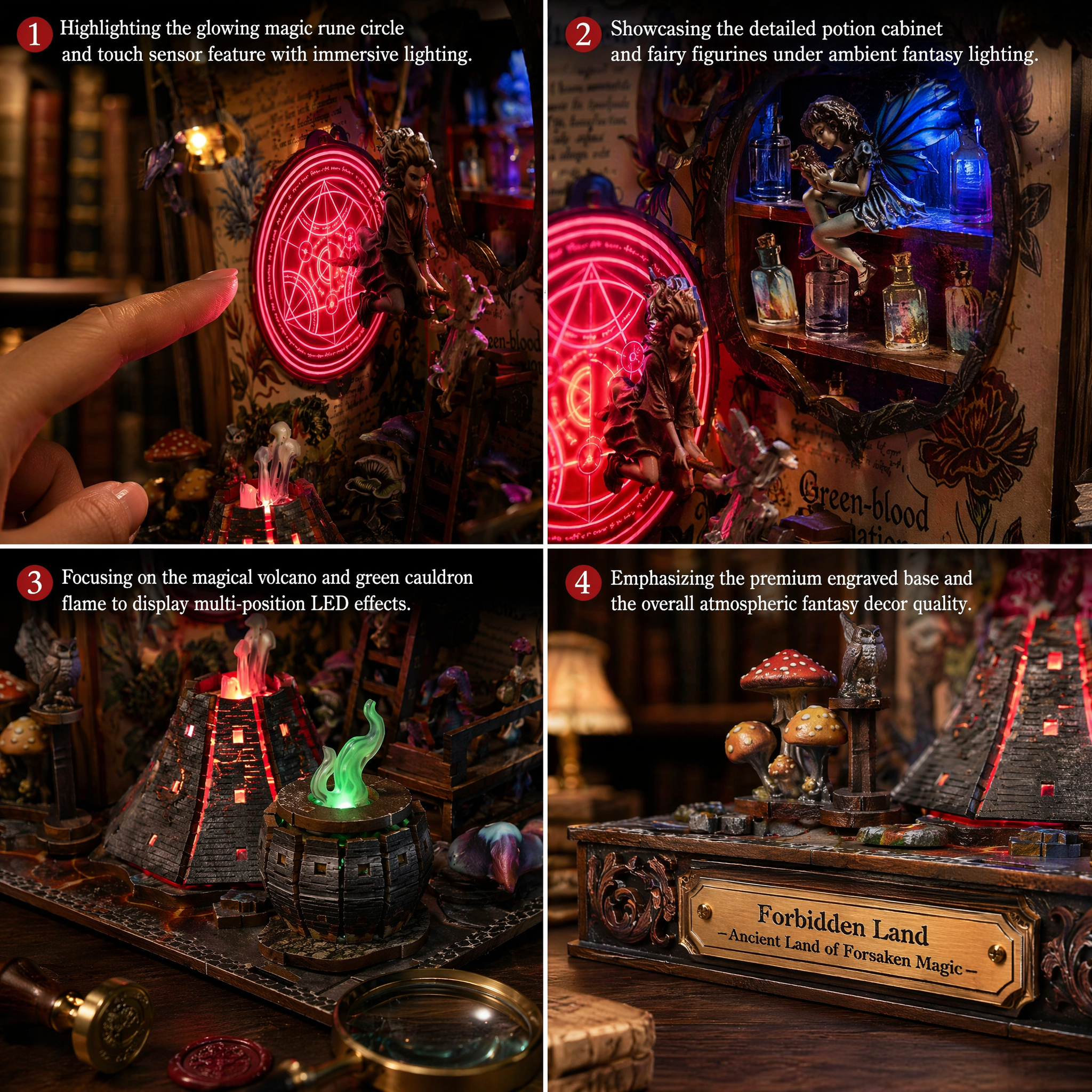 Plymagic DIY Book Nook -  Forbidden Land
