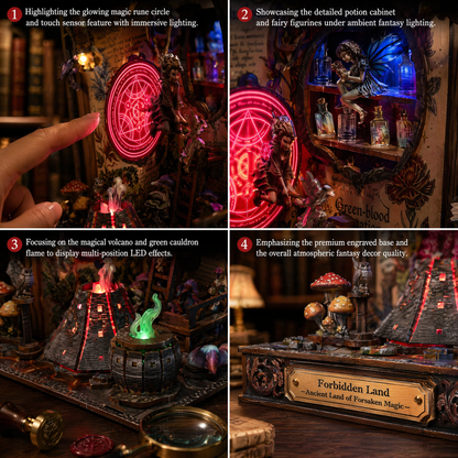 Plymagic DIY Book Nook -  Forbidden Land