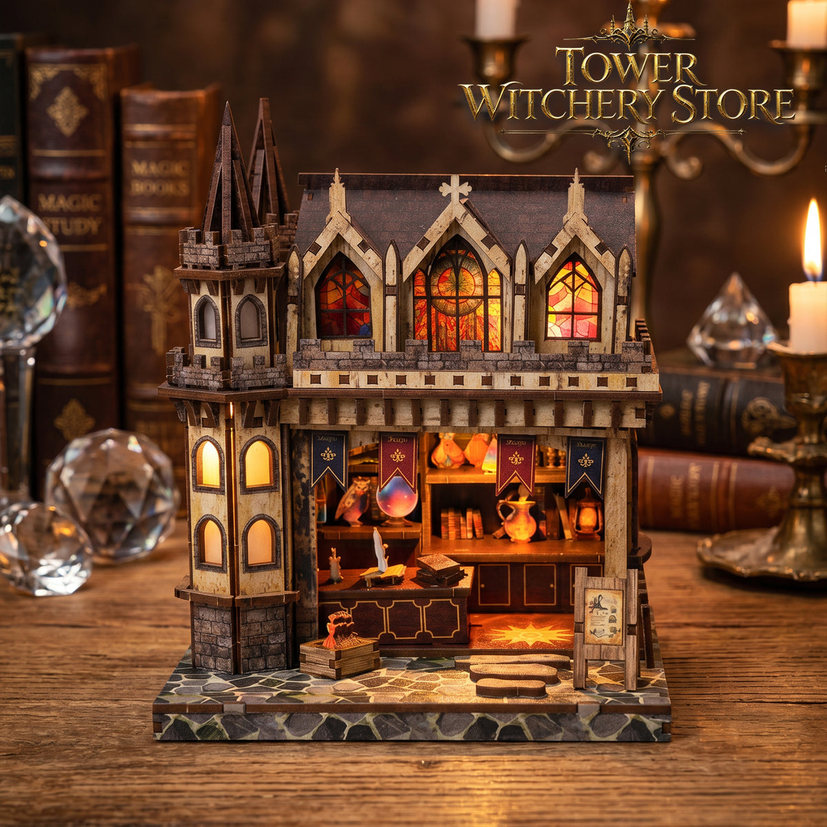Plymagic DIY Mini House - Tower Witchery Store