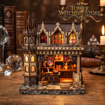 Plymagic DIY Mini House - Tower Witchery Store