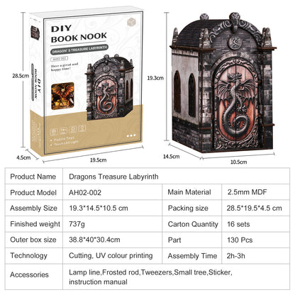 Plymagic DIY BookNook - Dragon's Lair