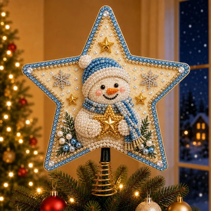 Plymagic DIY Pearl Art Tree Topper - 🎄🎅Christmas Celebration