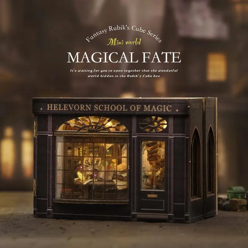 Plymagic DIY Book Nook - Fantasy Magic Cube
