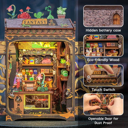 Plymagic DIY Book Nook - Fantacy Plant Shop