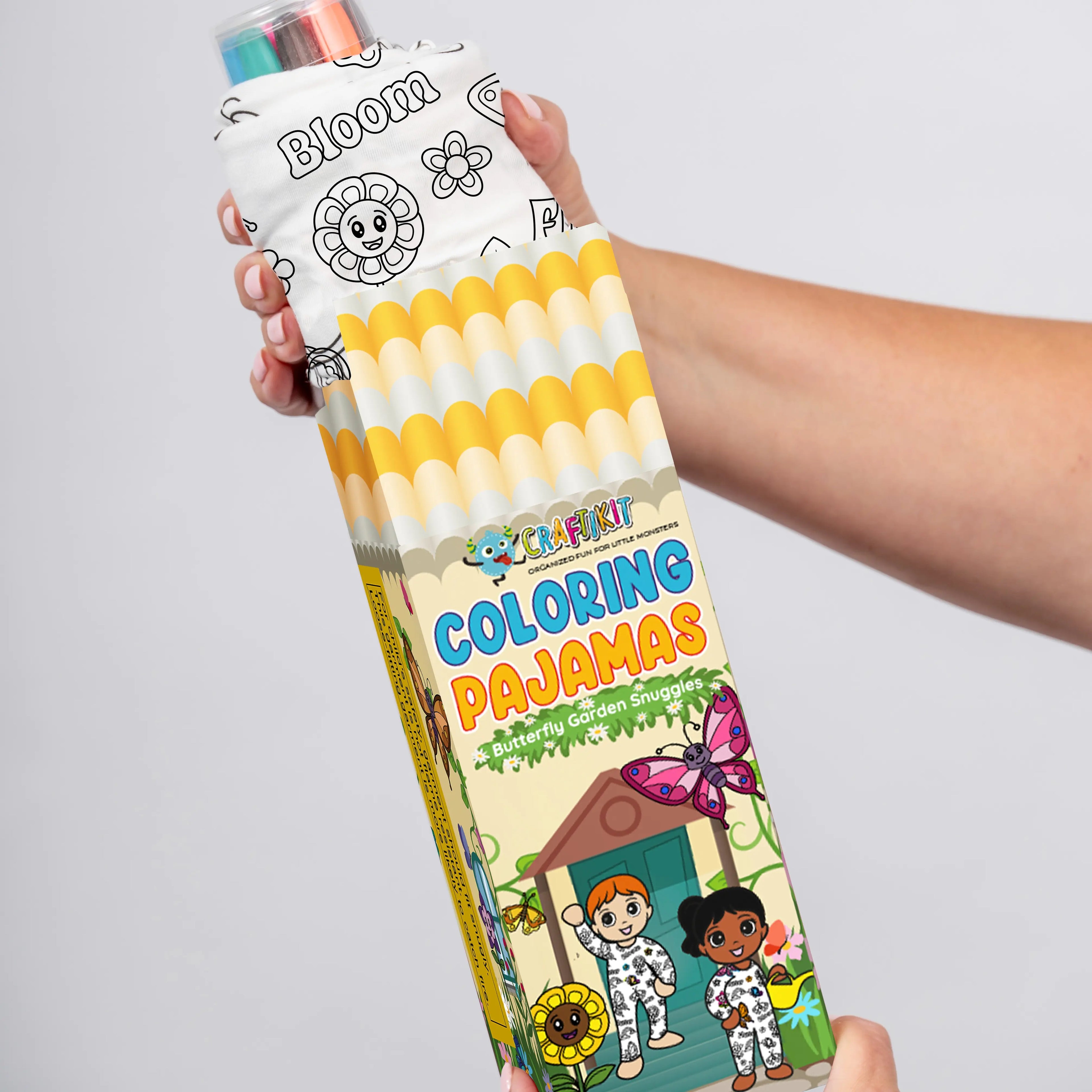 Kids' Bamboo Coloring Pajama Set