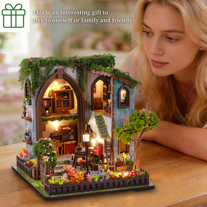 Plymagic DIY Mini House - Floral Cottage
