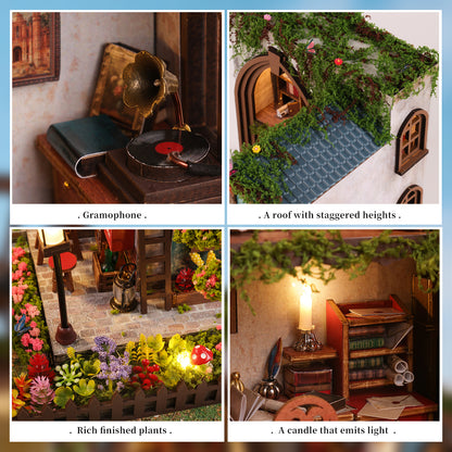 Plymagic DIY Mini House - Floral Cottage