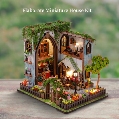 Plymagic DIY Mini House - Floral Cottage