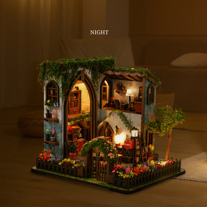 Plymagic DIY Mini House - Floral Cottage