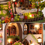 Plymagic DIY Mini House - Floral Cottage