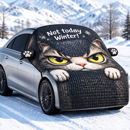 🐾 Funny Animal Car Snow Cover ❄️
