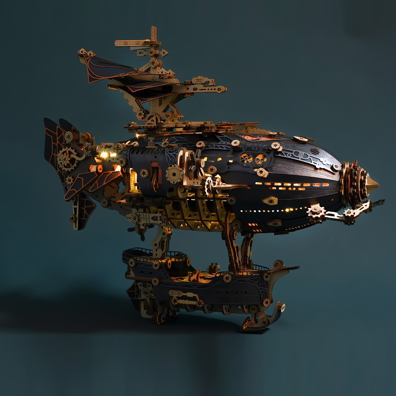 Plymagic Assembly Model - Victorian Fantasy Steampunk Airship