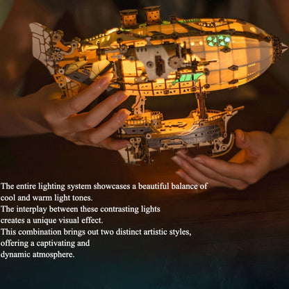 Plymagic Assembly Model - Victorian Fantasy Steampunk Airship