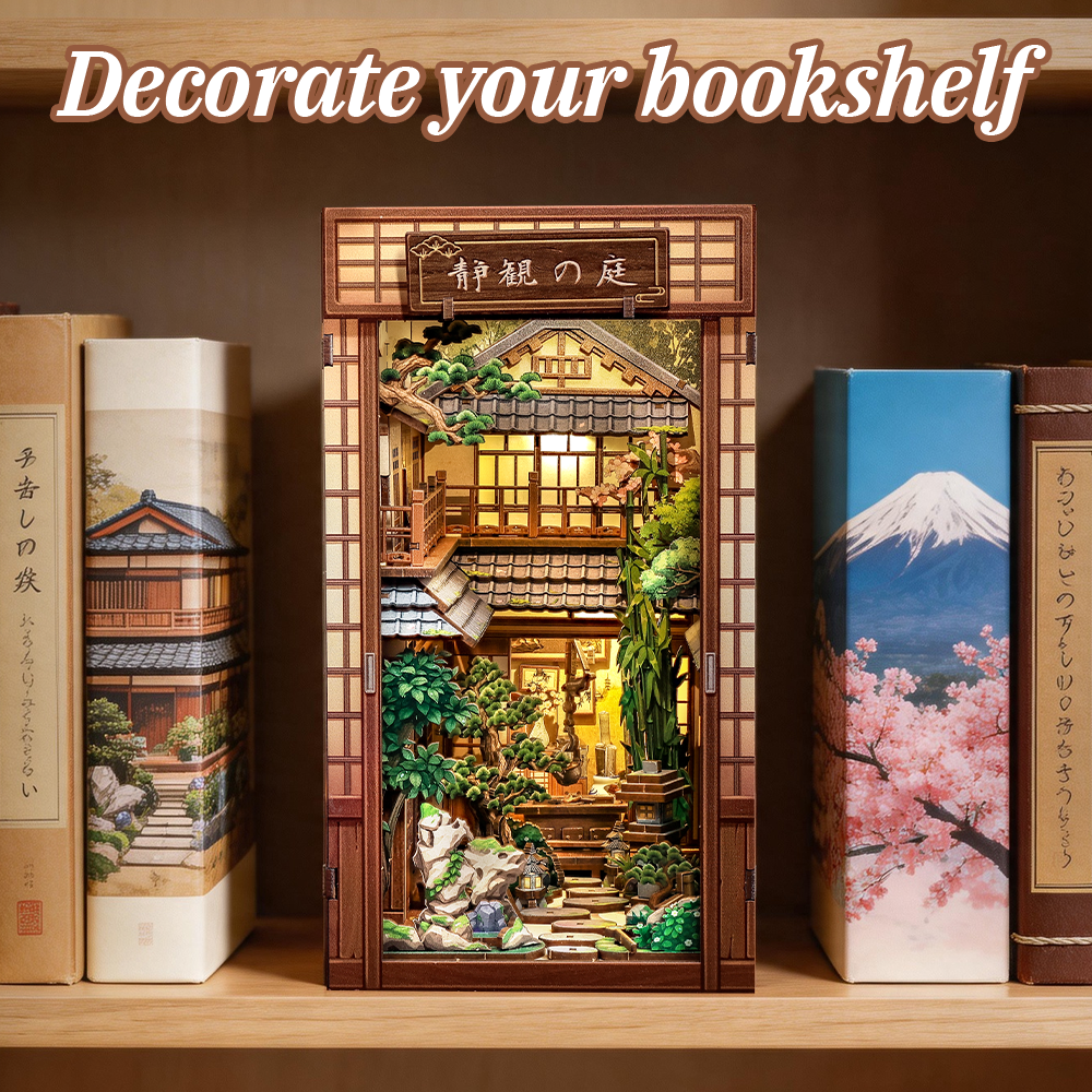 Plymagic DIY Book Nook - Serene Courtyard