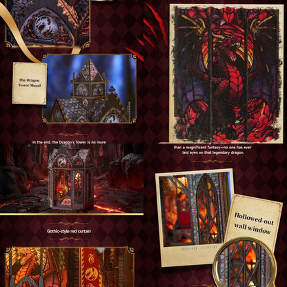 Plymagic DIY Book Nook - Spire Of The Wyrm