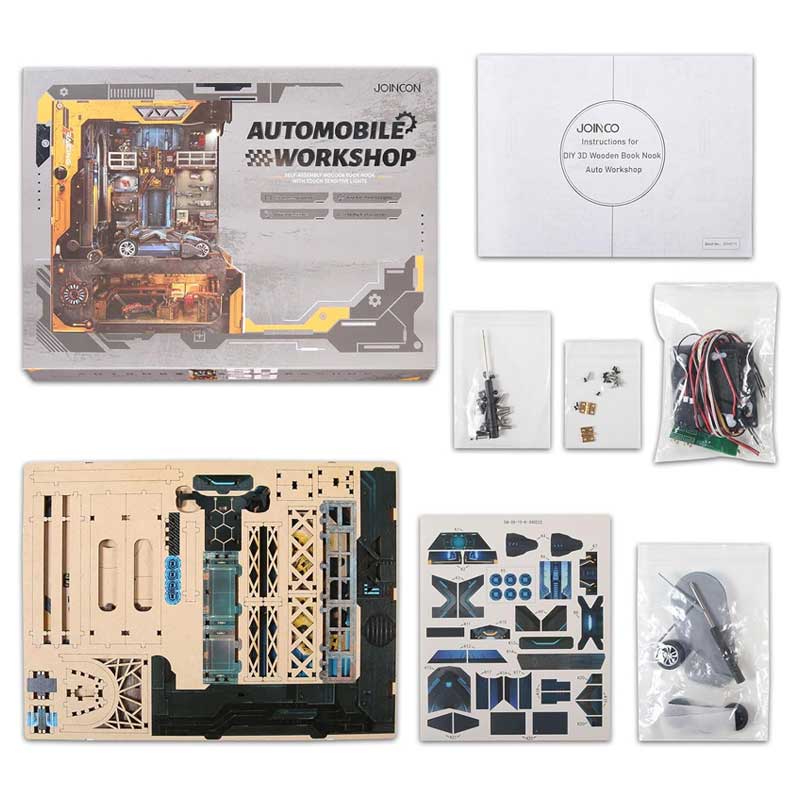 Plymagic DIY Book Nook - Apocalyptic Car Workshop Bunker