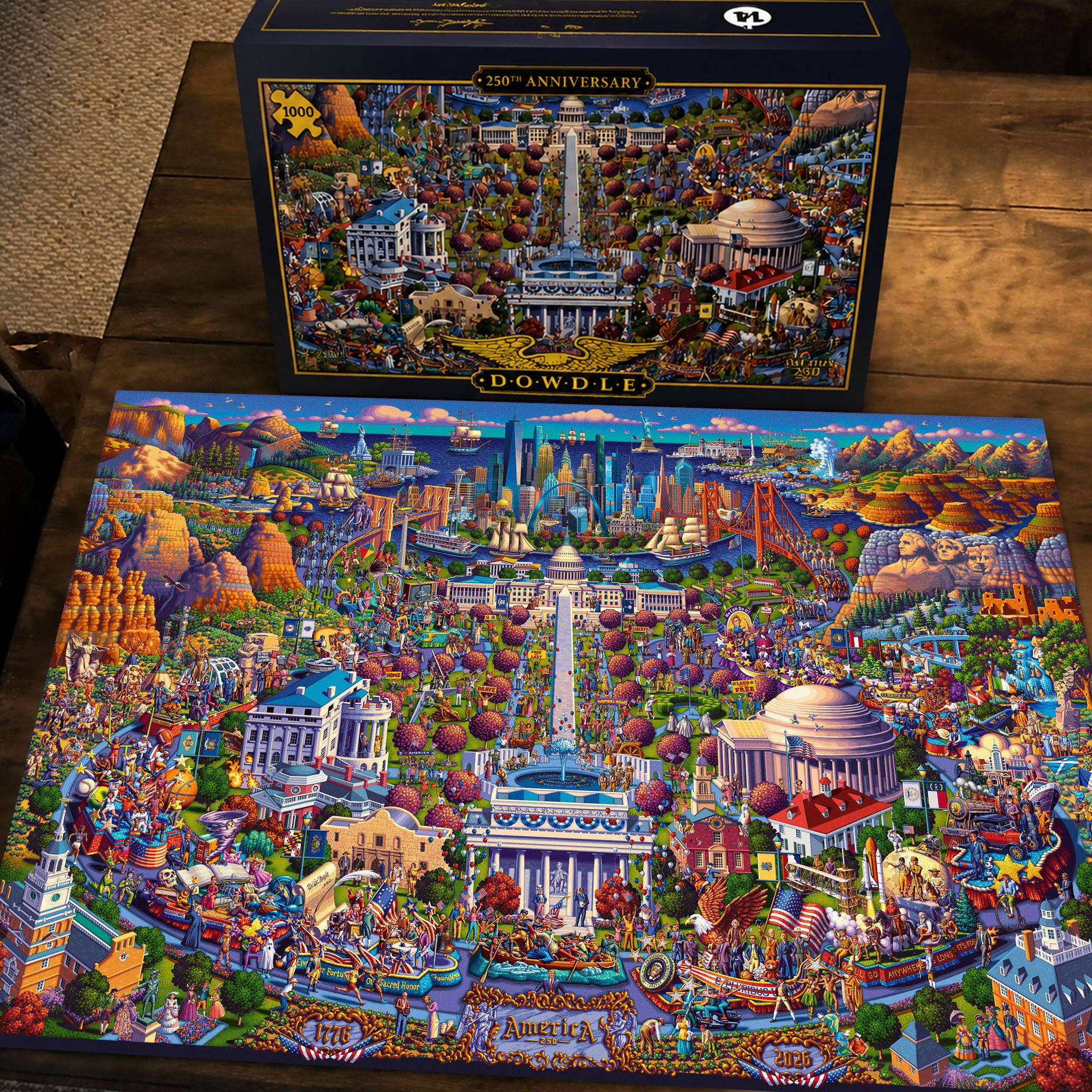 Plymagic Puzzle - America's 250th Celebration Puzzle(1000pcs)