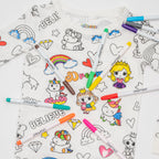 Kids' Bamboo Coloring Pajama Set