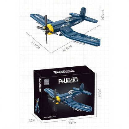 Plymagic Assembly Model - F4U Corsair Fighter