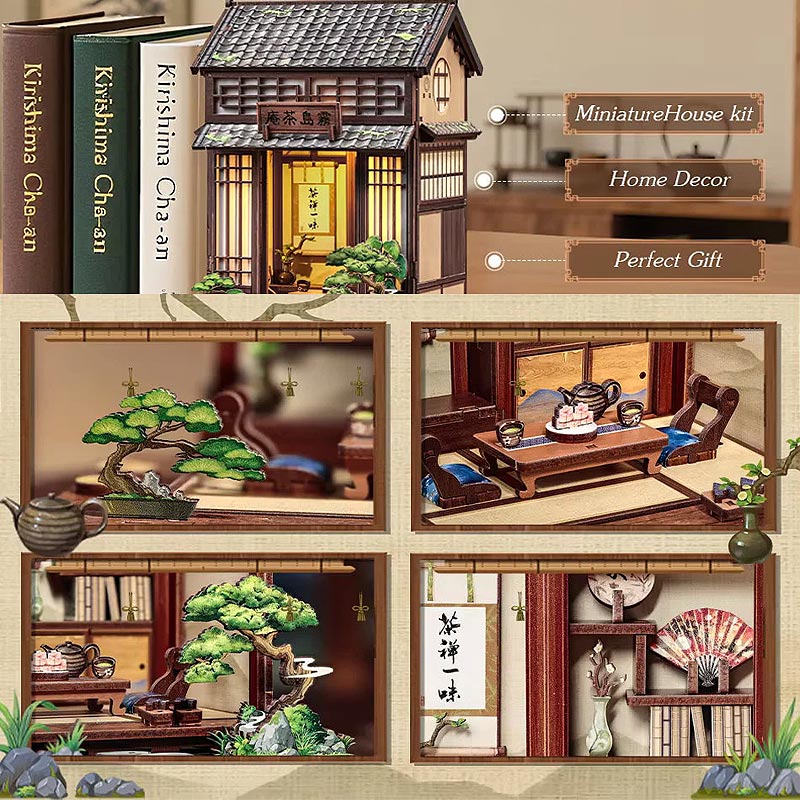 Plymagic DIY Mini House - Japanese Tea House
