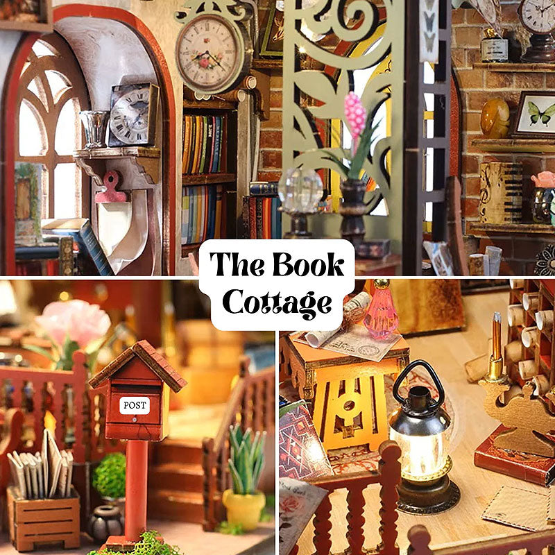 Plymagic DIY Mini House - Book Cottage
