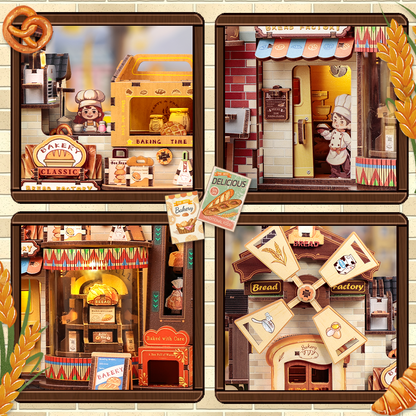 Plymagic DIY Mini House - Bread Factory