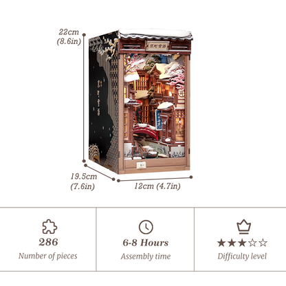Plymagic DIY Book Nook -  Kyoto Snow Whisper