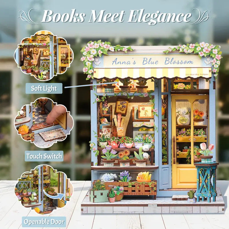 Plymagic DIY Mini House - Anna's Blue Blossom