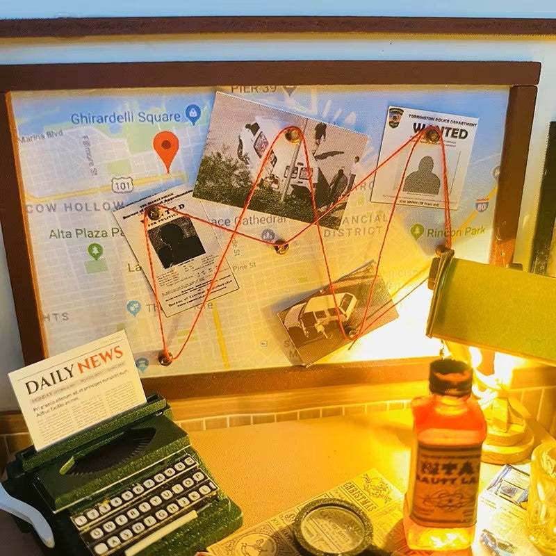 Plymagic DIY Mini House - Detective Agency