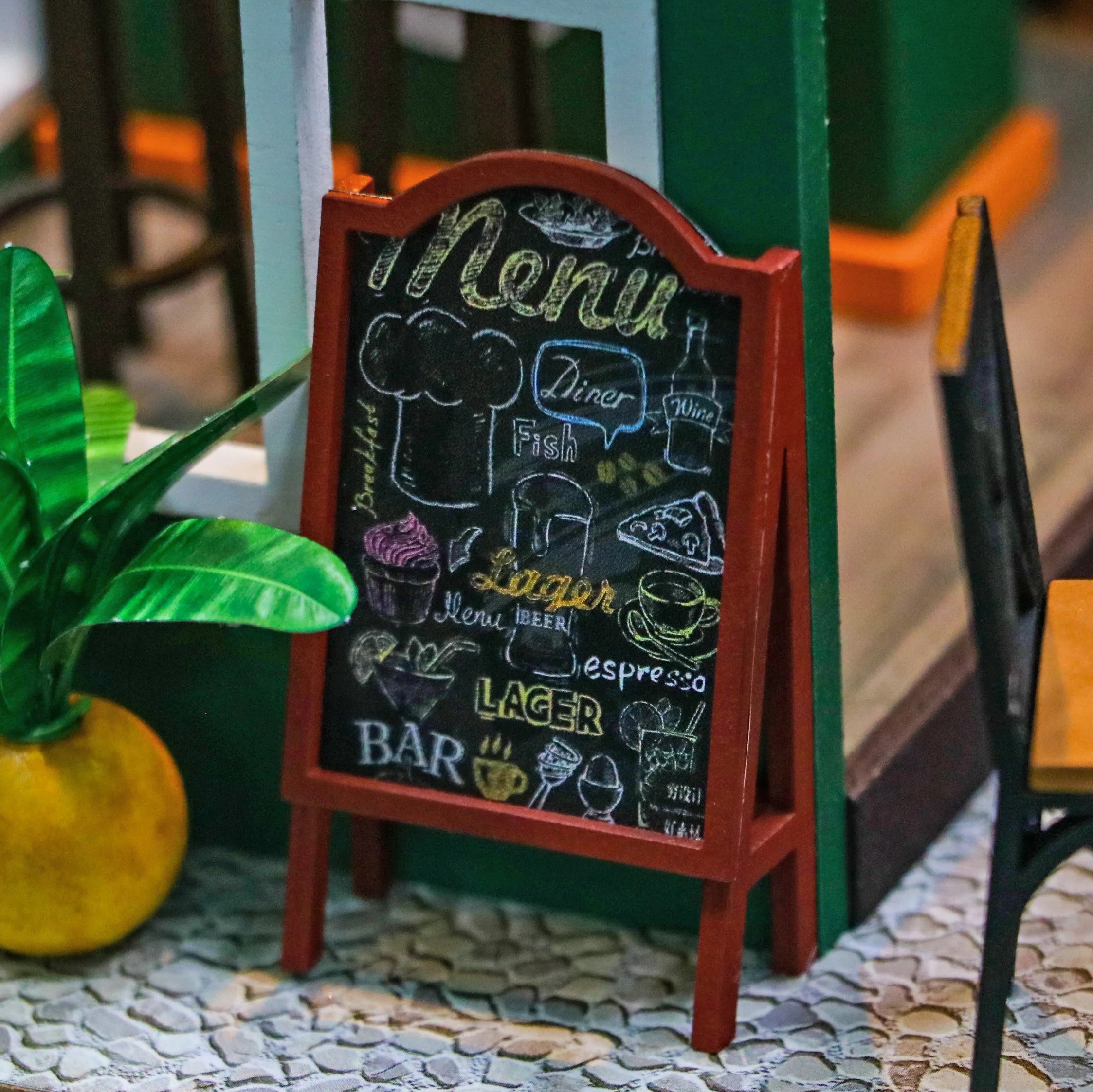 Plymagic DIY Mini House - Cozy Cup Cafe