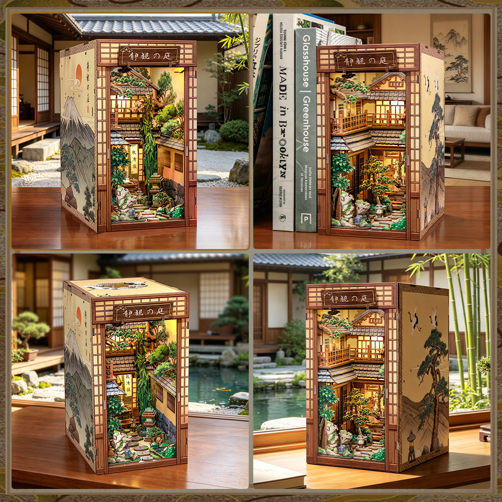 Plymagic DIY Book Nook - Serene Courtyard