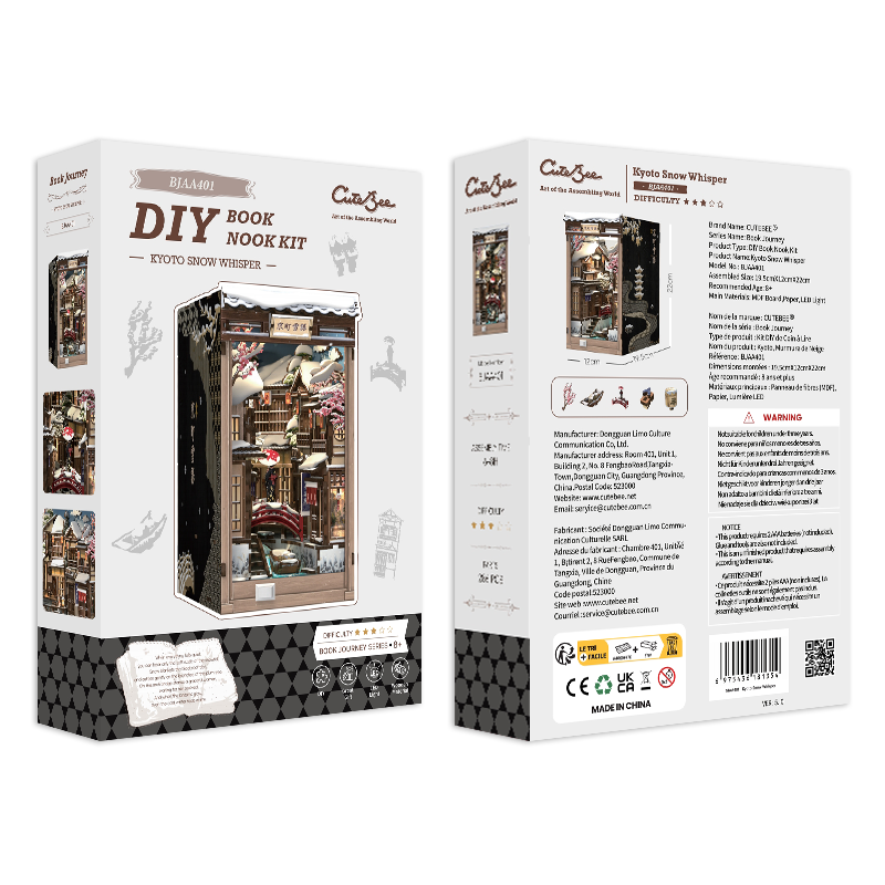 Plymagic DIY Book Nook -  Kyoto Snow Whisper