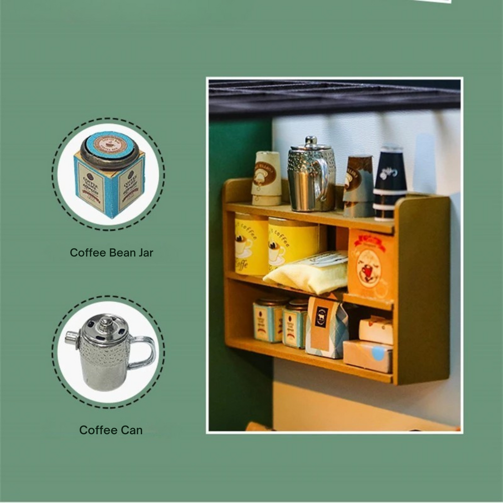 Plymagic DIY Mini House - Cozy Cup Cafe