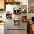 Plymagic DIY Mini House - Creative Fridge Magnets