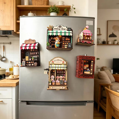 Plymagic DIY Fridge Magnets - Corner shop