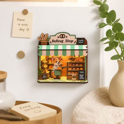 Plymagic DIY Fridge Magnets - Corner shop