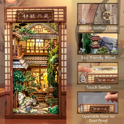 Plymagic DIY Book Nook - Serene Courtyard