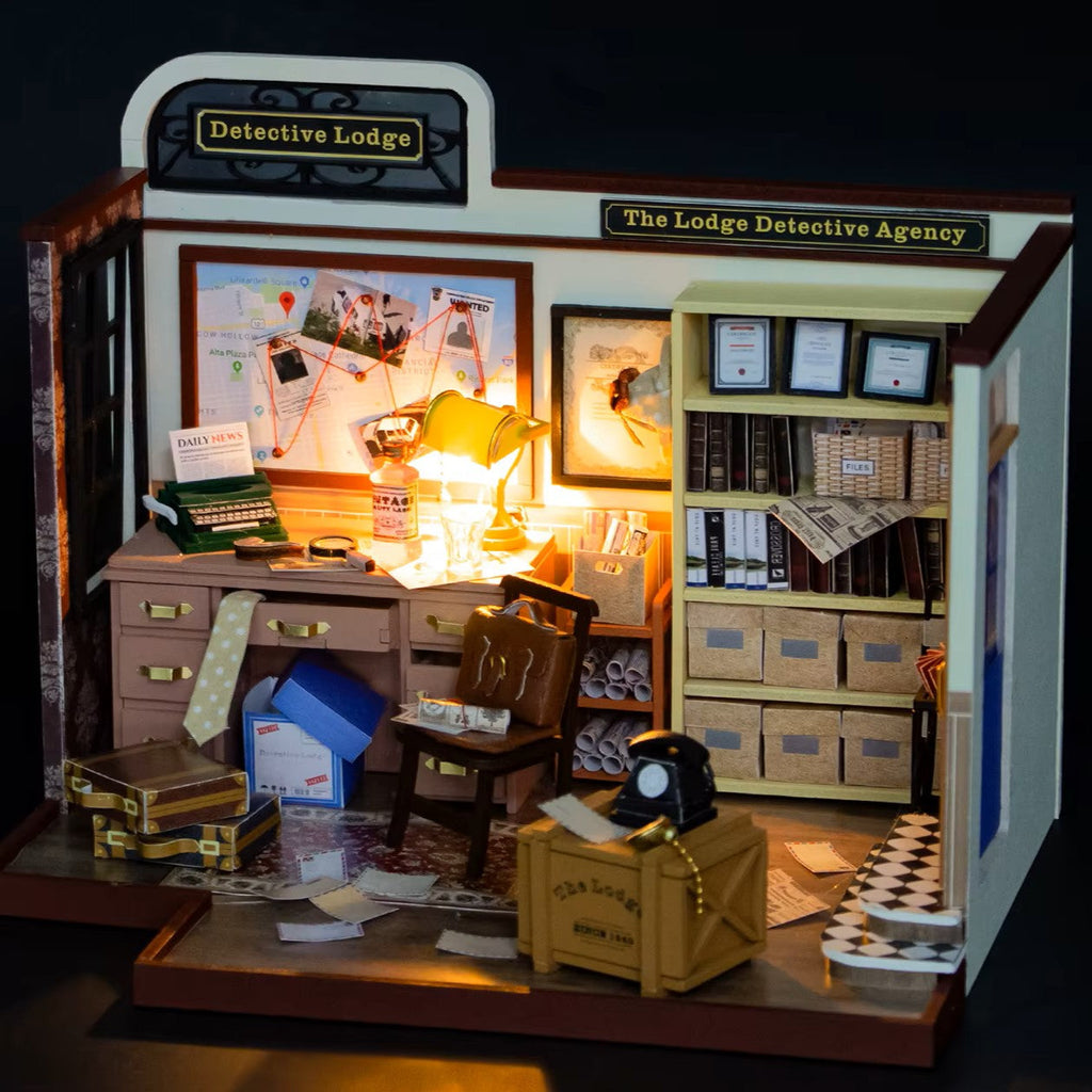 Plymagic DIY Mini House - Detective Agency