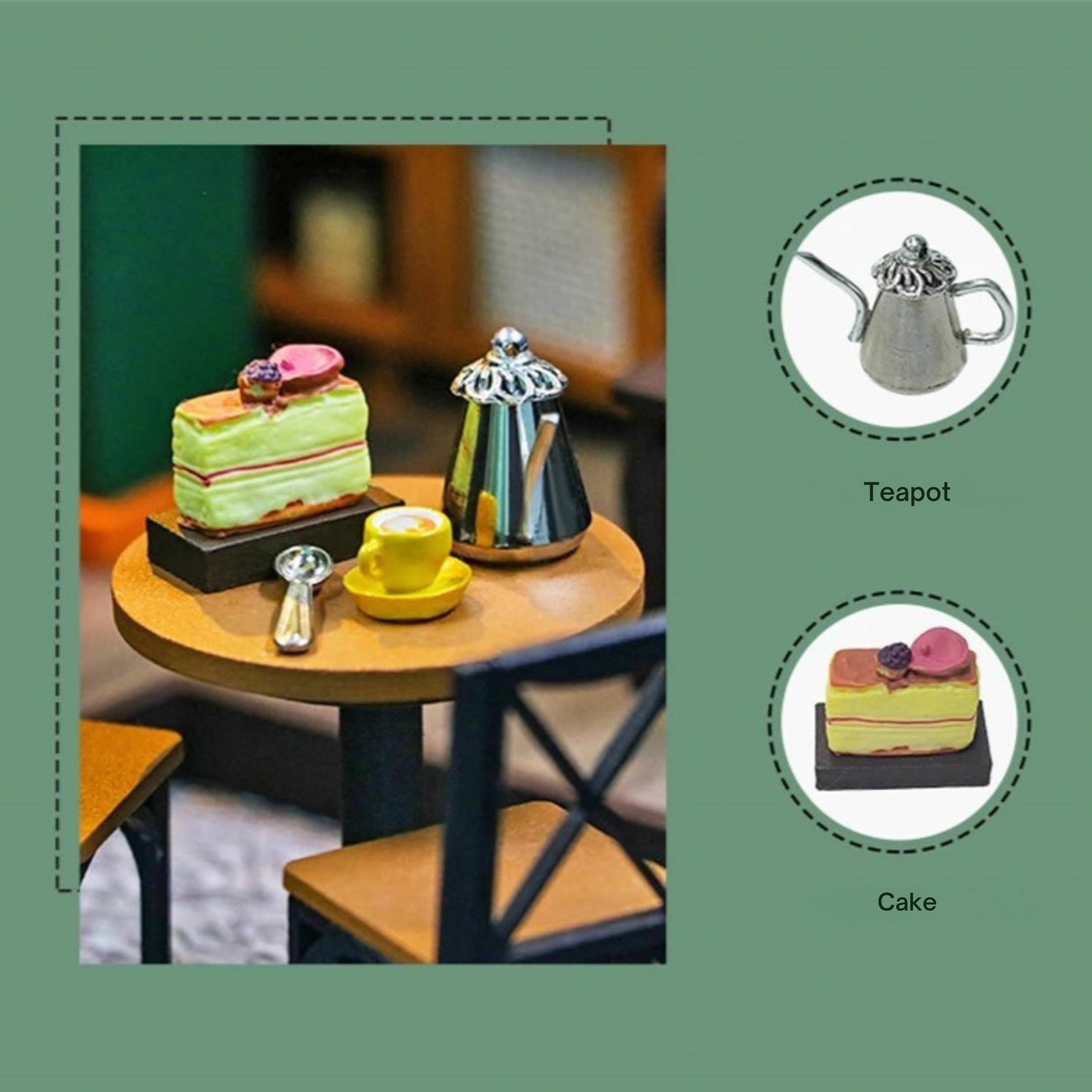 Plymagic DIY Mini House - Cozy Cup Cafe