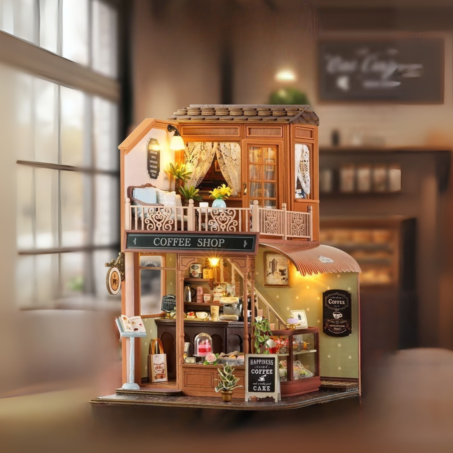 Plymagic DIY Mini House - Perch & Latte Loft